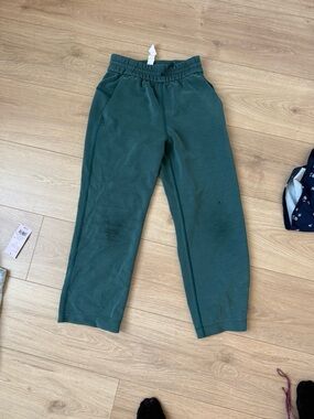 lululemon athletica Kids Deep Green Elastic-Waist Joggers